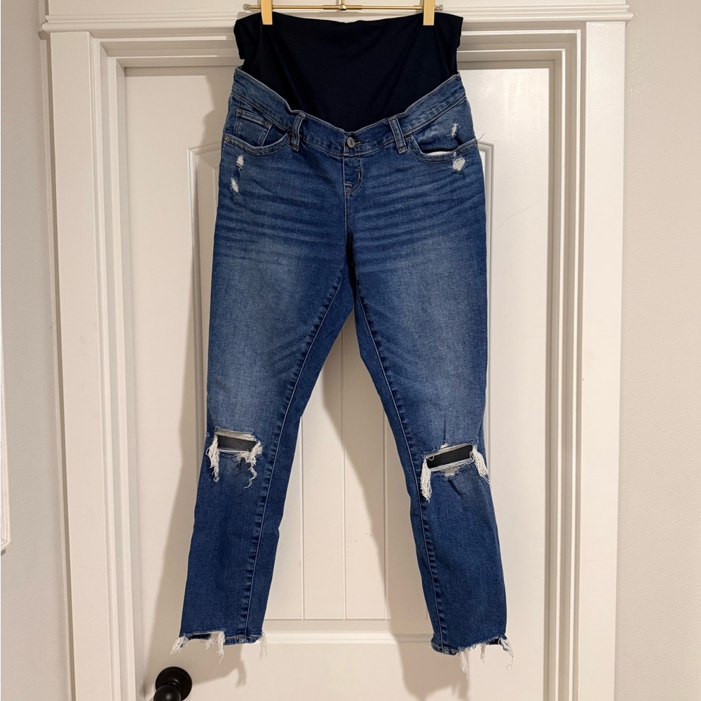 Abercrombie & Fitch Distressed Maternity Jeans